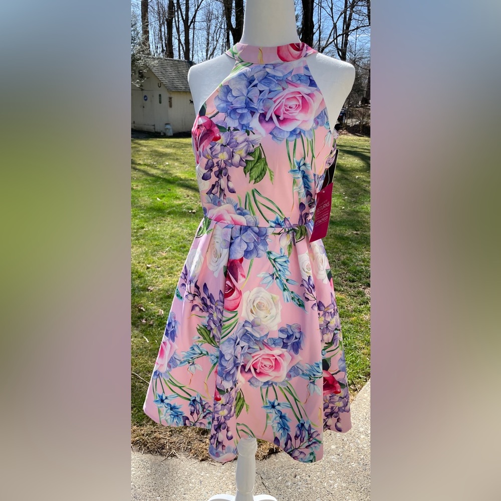 NWT Floral Paper Dolls Petite Dress